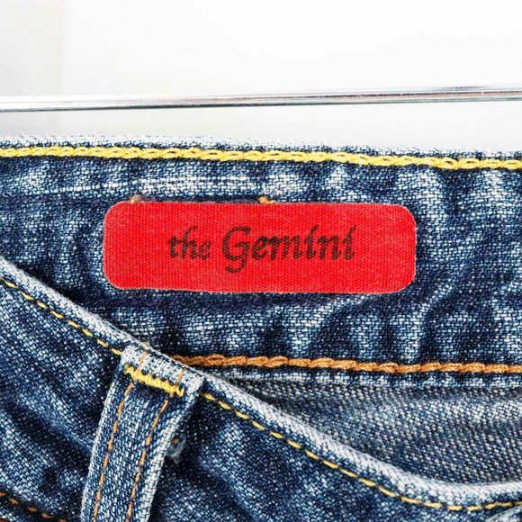 AG Adriano Goldshmied The Gemini Denim Blue Jeans - Picture 8 of 14